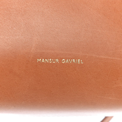 Mansur Gavriel Vegetable Tanned Calfskin Mini Bucket Bag Camello Rosa 6 of 15