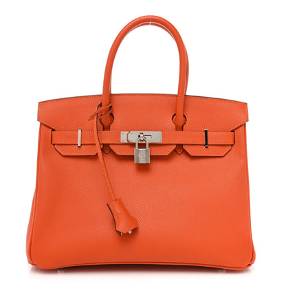 Hermes Epsom Birkin 30 Feu 1 of 12