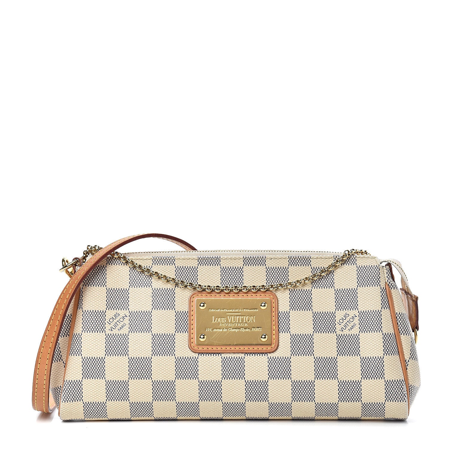 Louis Vuitton Damier Azur Eva Clutch 1 of 13