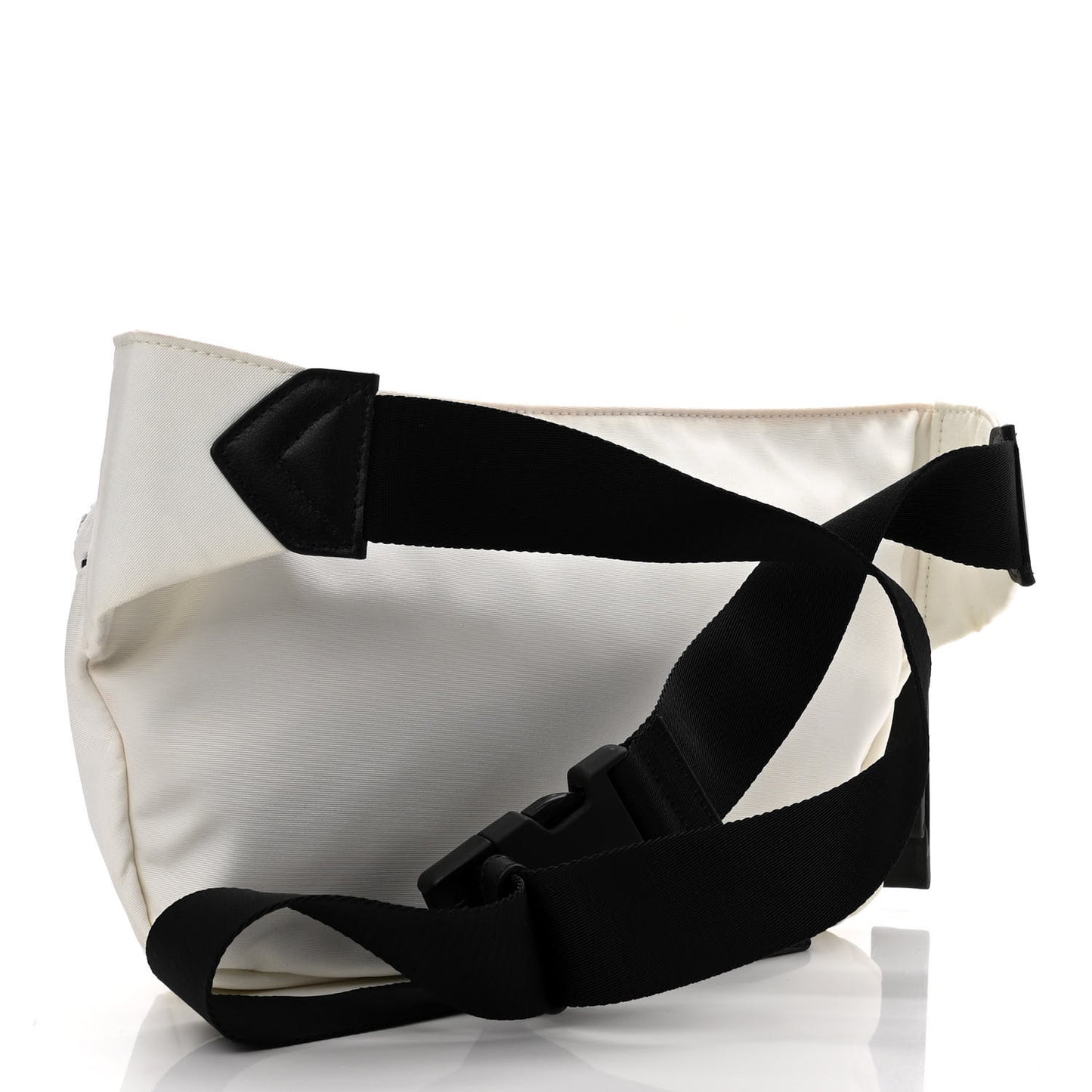Nylon Downtown Bum Bag White Black