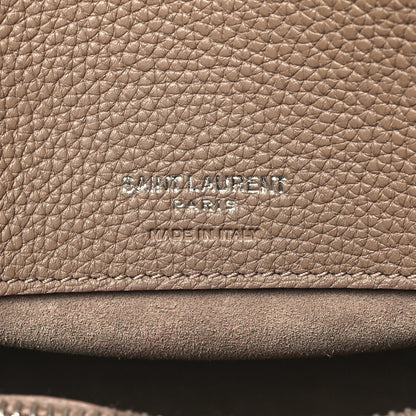 Saint Laurent Grained Calfskin Baby Sac De Jour Souple Taupe 7 of 14