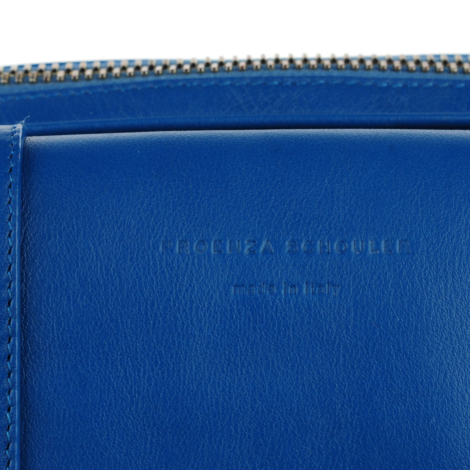 Proenza Schouler Calfskin Chain Strap Double Bag Peacock 6 of 8