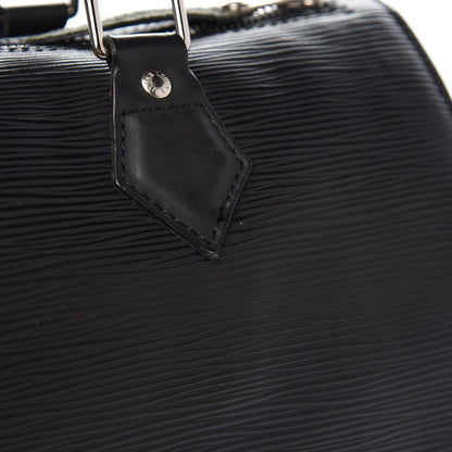 Louis Vuitton Epi Speedy 25 Black 9 of 10