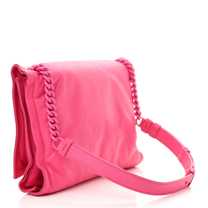 Salvatore Ferragamo Calfskin Small Viva Bow Shoulder Bag Hot Pink 3 of 11