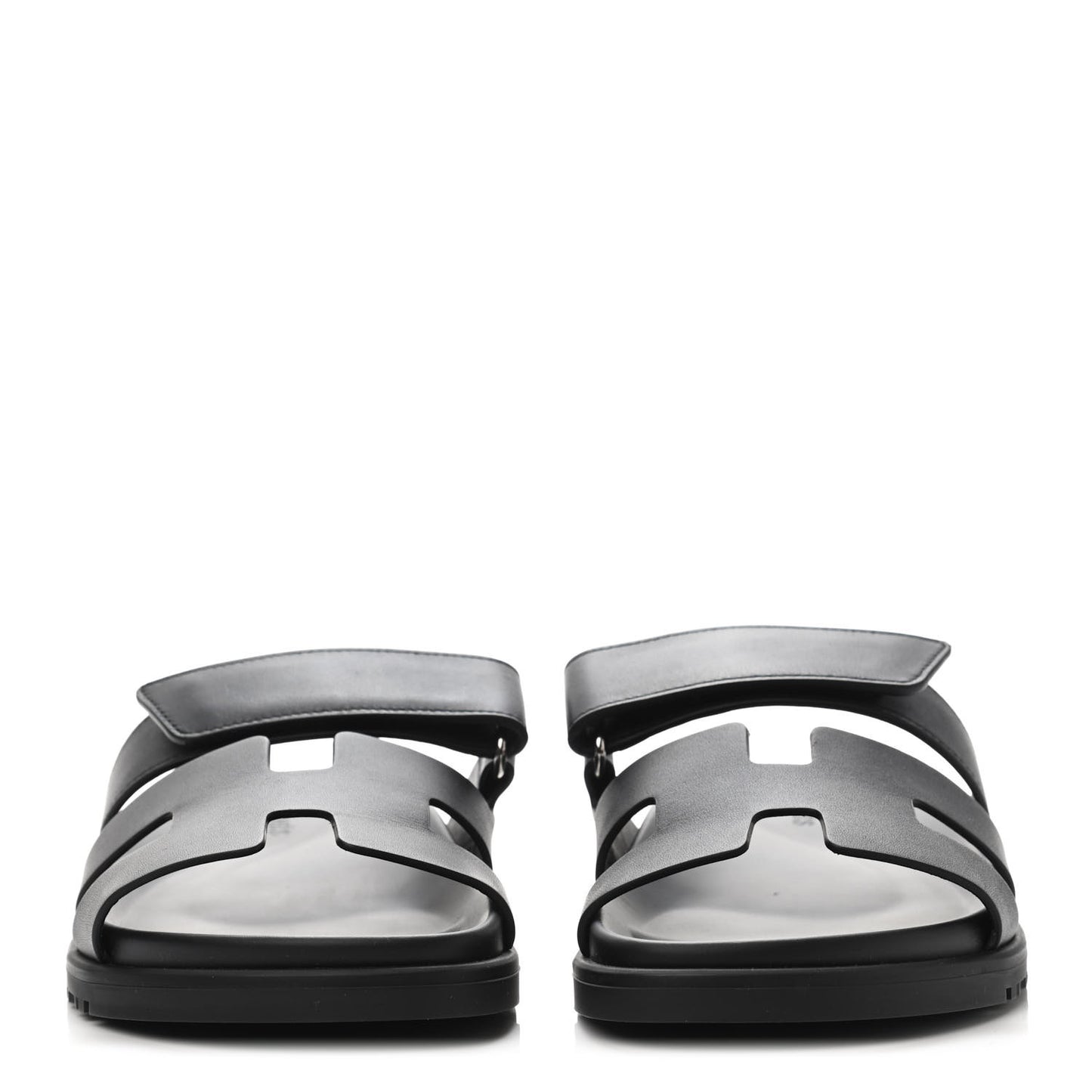 Calfskin Womens Chypre Sandals 36.5 Black