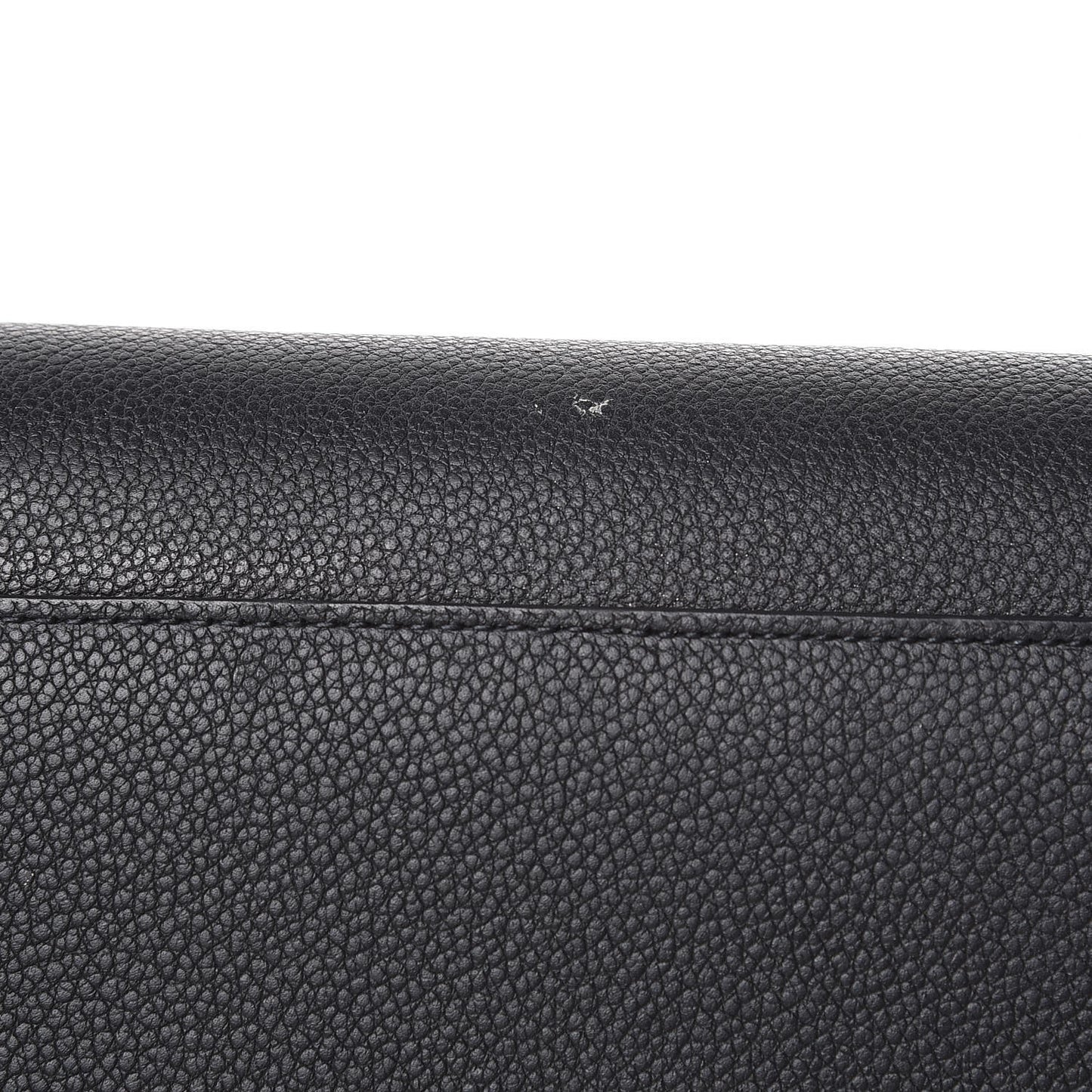 Grained Calfskin Large Sac De Jour Carryall Black