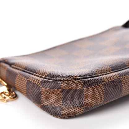 Louis Vuitton Damier Ebene Mini Pochette Accessories 6 of 10