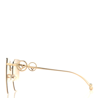Fendi Metal F is Fendi Sunglasses FF 0323/S Gold 3 of 7