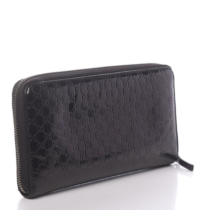Gucci Microguccissima Zip Around Organizer Wallet Black 3 of 8