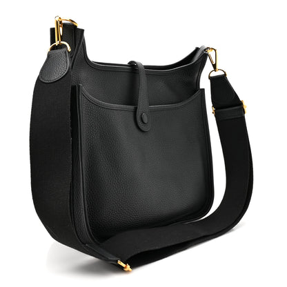 Hermes Taurillon Clemence Evelyne III PM Black 3 of 10