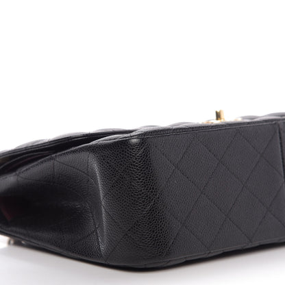 Chanel Caviar Quilted Jumbo Double Flap Black 6 of 10