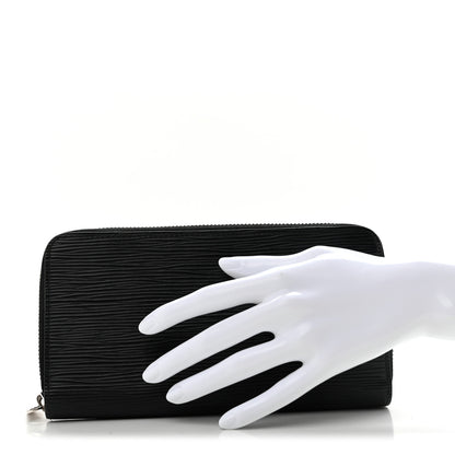 Louis Vuitton Epi Zippy Wallet Black 2 of 14