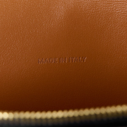 Celine Triomphe Canvas Lambskin Wallet On Strap Tan 9 of 13
