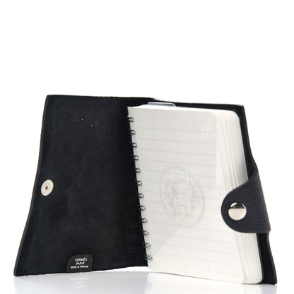 Hermes Togo Ulysse Mini Notebook Black 5 of 6