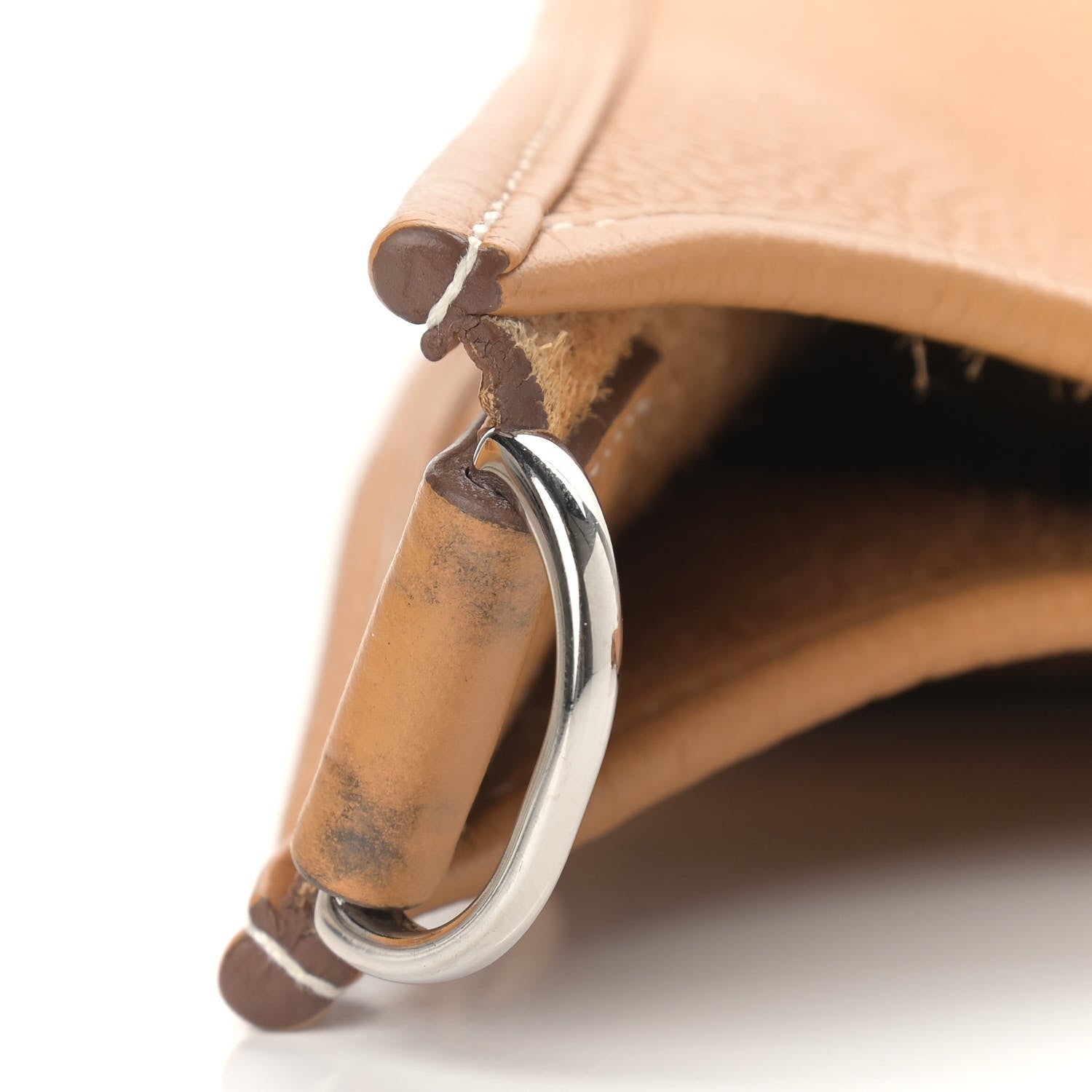 Hermes Taurillon Clemence Evelyne III PM Natural Sable 10 of 11