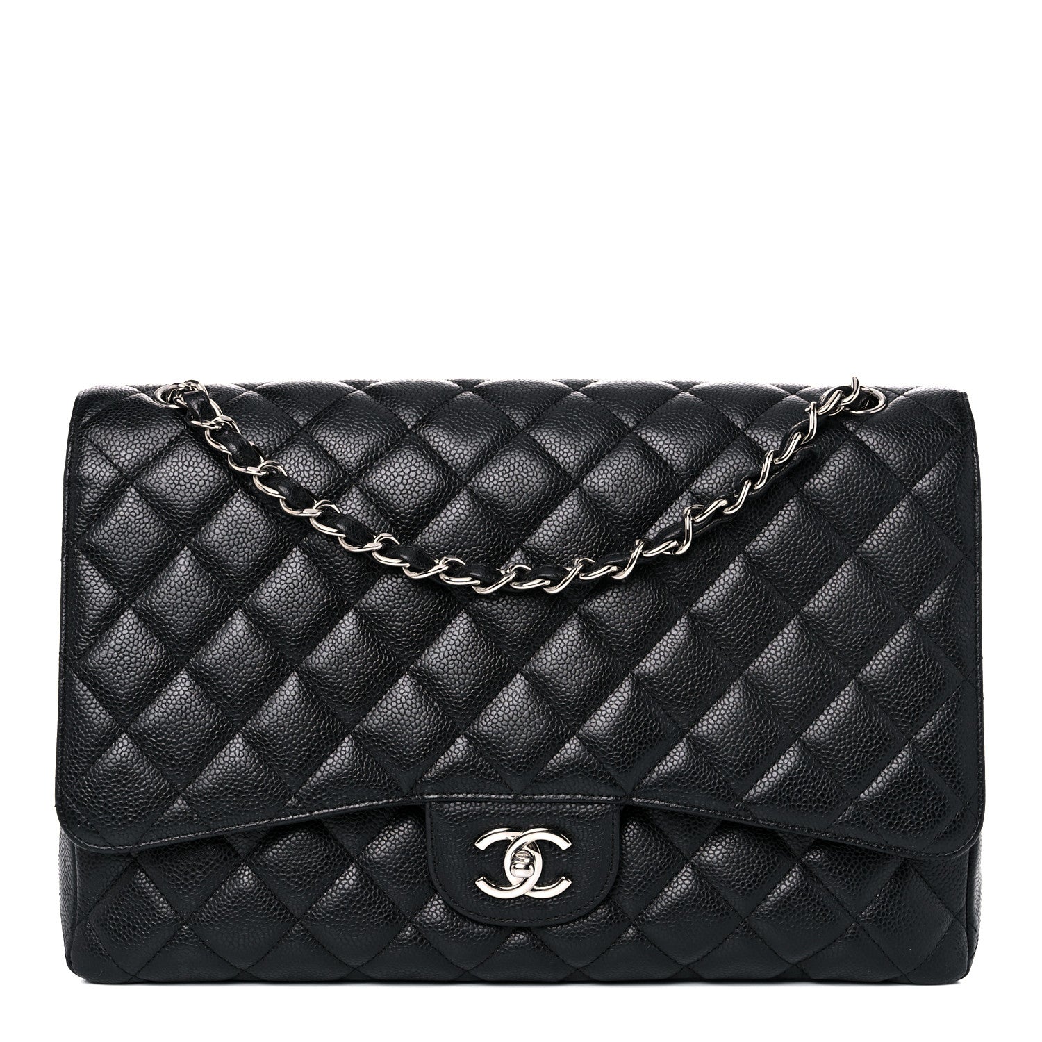 Chanel Caviar Quilted Maxi Single Flap Black 1 of 16