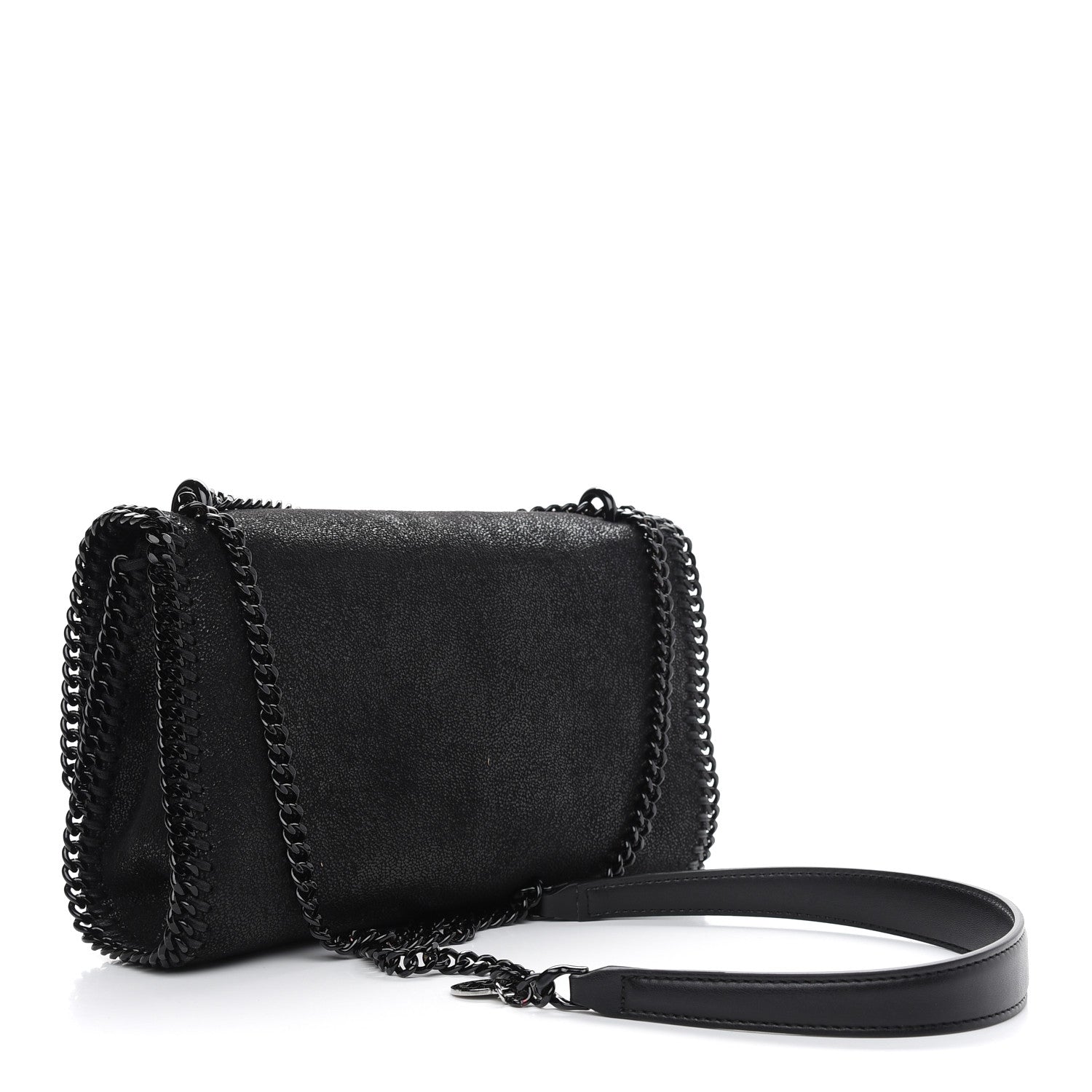 Stella McCartney Shaggy Deer Falabella Messenger Black 3 of 8