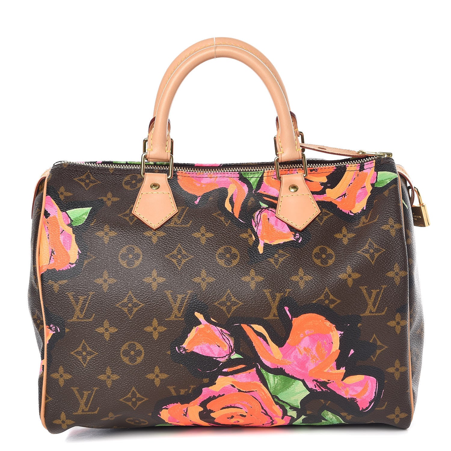 Louis Vuitton Monogram Roses Speedy 30 1 of 9