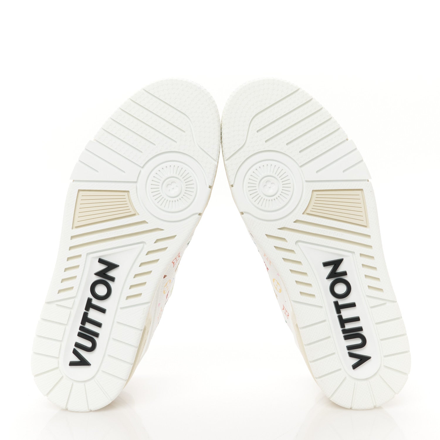 Louis Vuitton LV X TM Calfskin Monogram LV Trainer Sneakers 37 Multicolor White 6 of 11