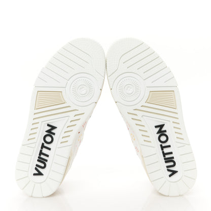 Louis Vuitton LV X TM Calfskin Monogram LV Trainer Sneakers 37 Multicolor White 6 of 11
