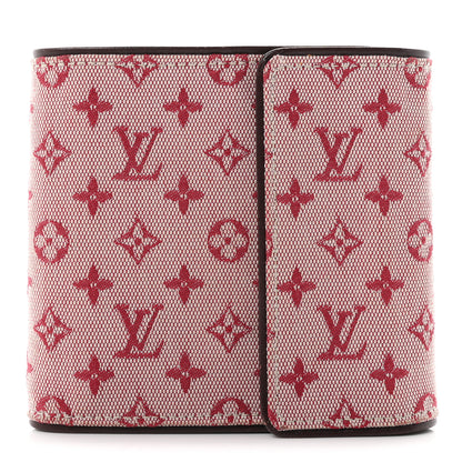 Louis Vuitton Mini Monogram Lin Compact Wallet Cherry 1 of 7