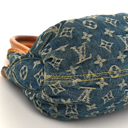 Louis Vuitton Monogram Denim Pleaty Blue 7 of 11