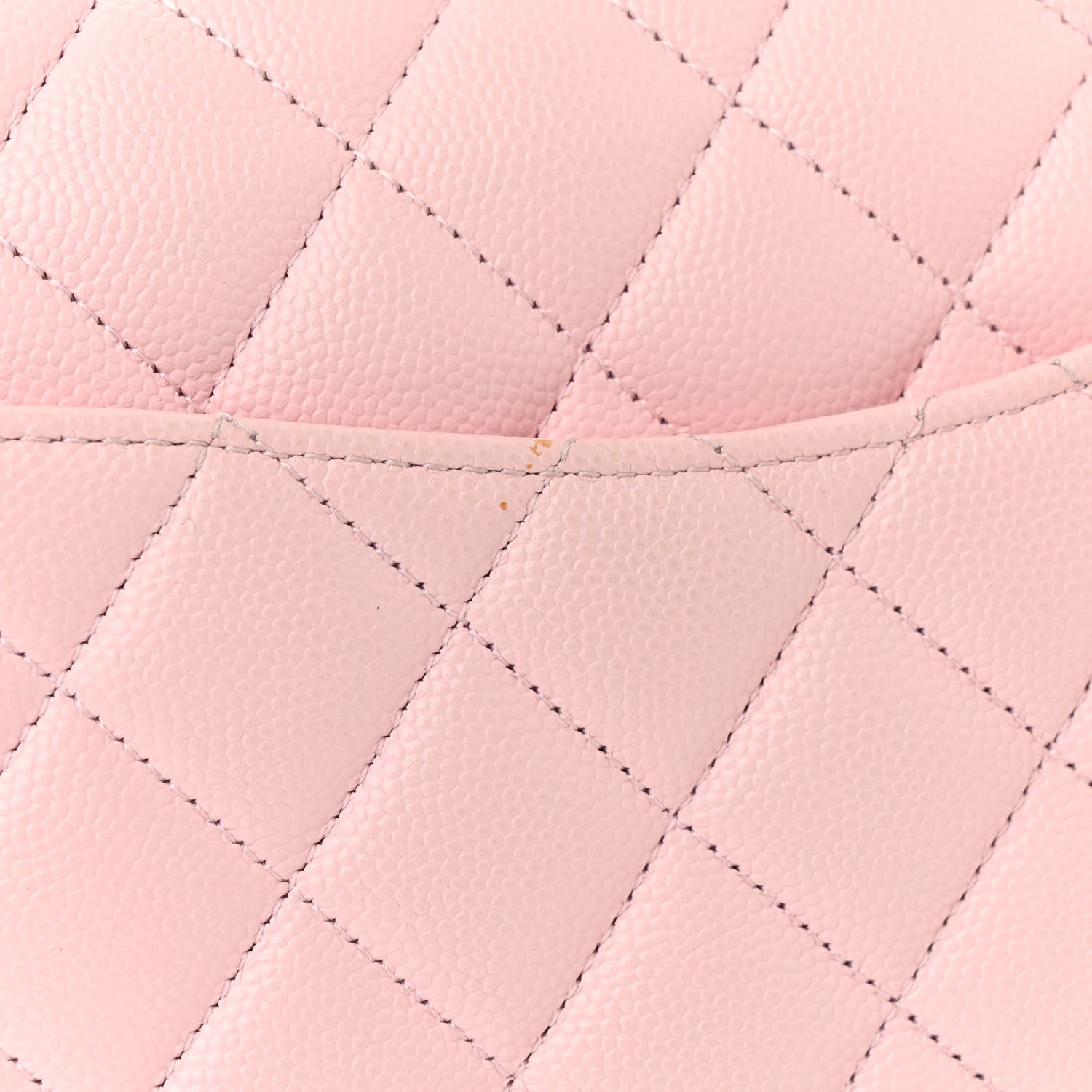 Chanel Caviar Quilted Medium Double Flap Light Pink 11 of 12