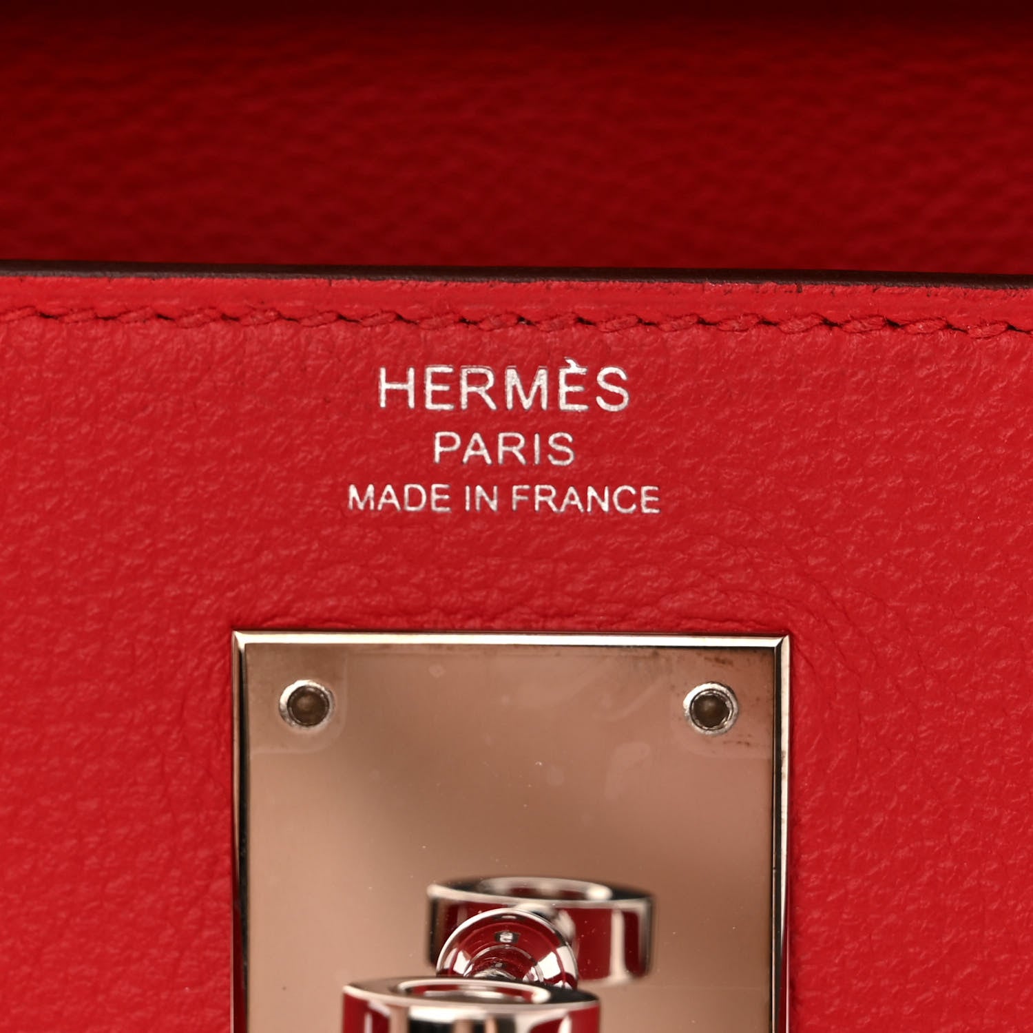 Hermes Evercolor Verso Kelly Retourne 28 Rouge De Coeur Rouge Grenat 6 of 11