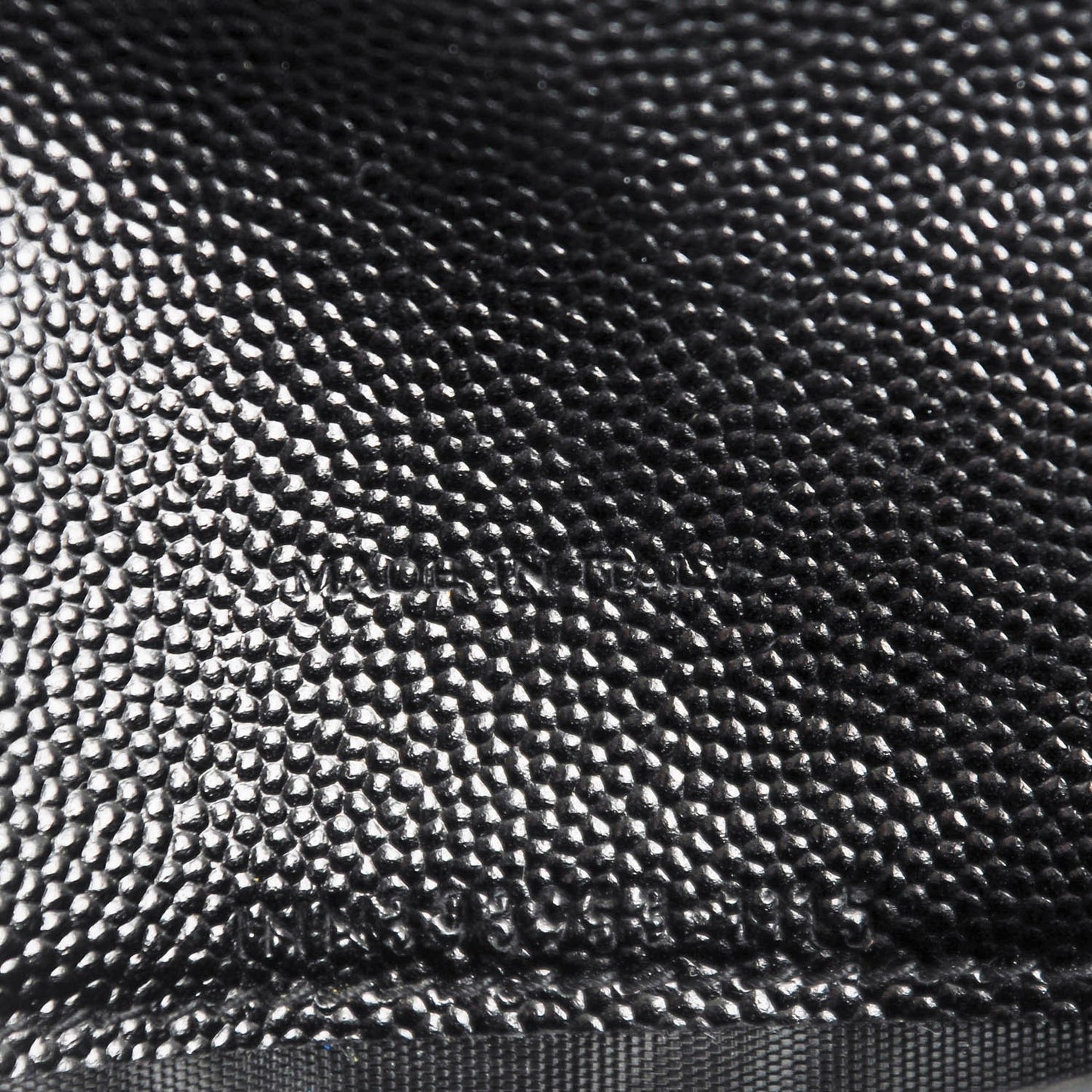 Grain De Poudre Matelasse Chevron Monogram Chain Wallet Black