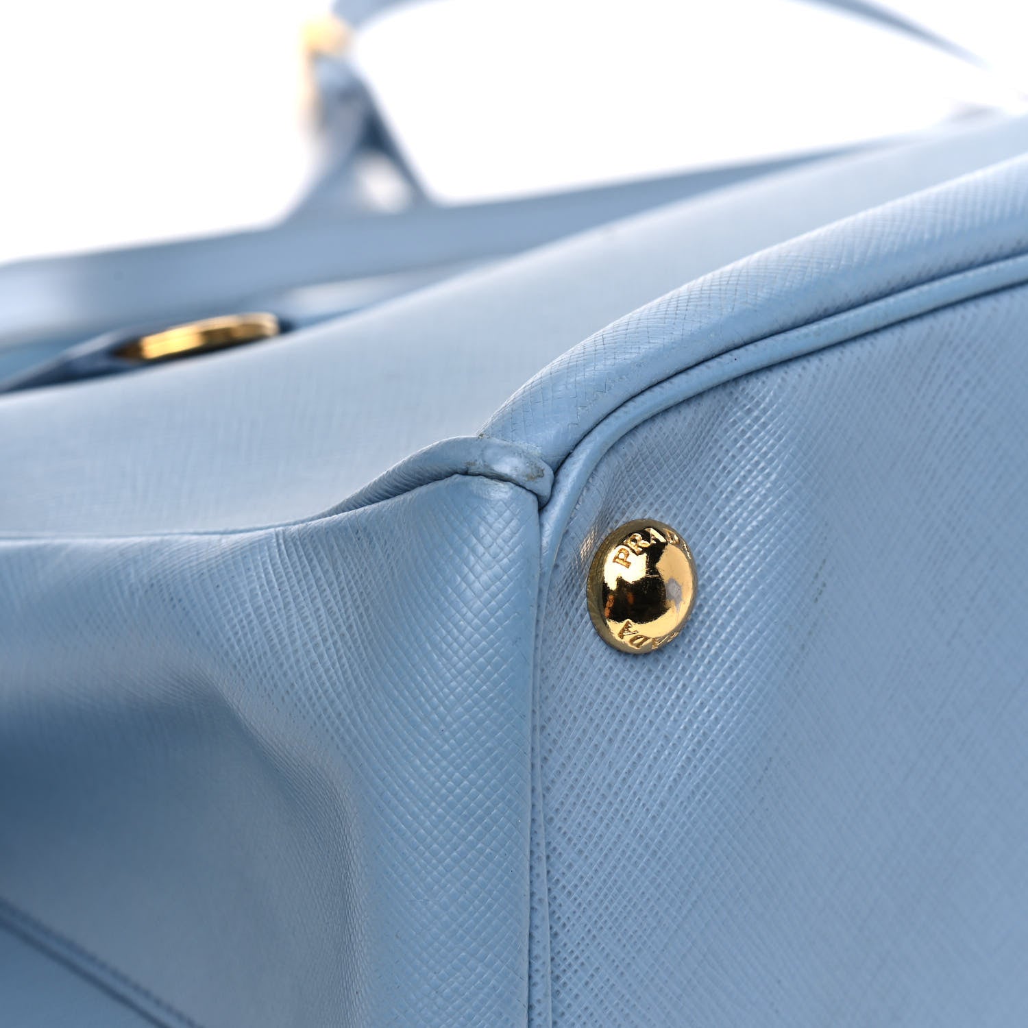 Prada Saffiano Medium Galleria Double Zip Tote Aviazione 4 of 14