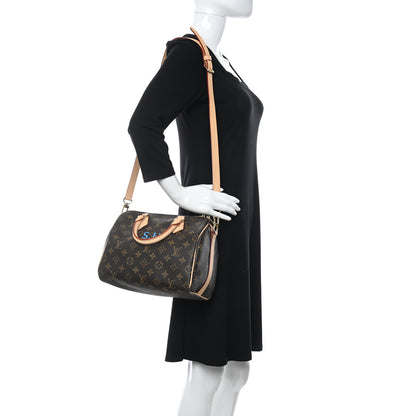 Louis Vuitton Monogram My LV Heritage Speedy Bandouliere 25 Blue Clair Blue De France 2 of 9