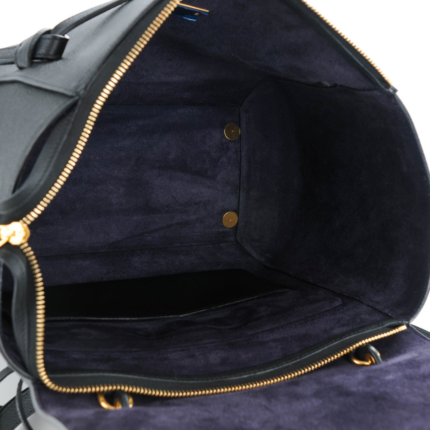 Baby Grained Calfskin Mini Belt Bag Black