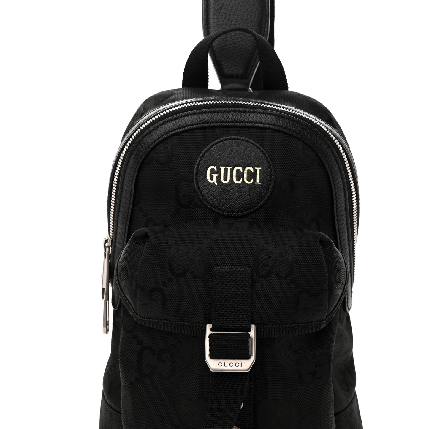 Econyl Nylon Monogram Off The Grid Sling Backpack Black