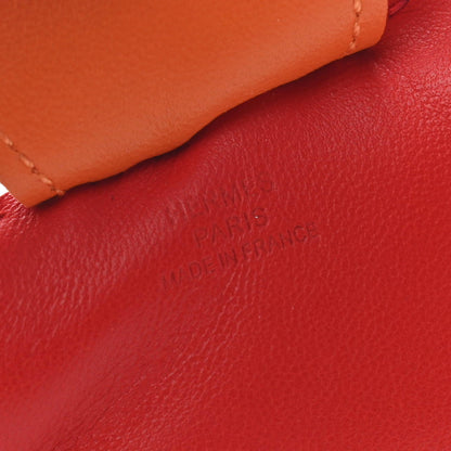 Hermes Milo Lambskin Grigri Rodeo Horse Bag Charm GM Rouge Rose Indien Jaipur Feu 3 of 3