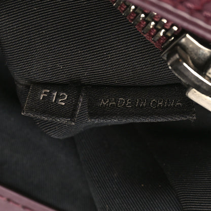 Alexander Wang Lizard Calfskin Embossed Small Marion Tote Oxblood Silver Hardware 7 of 9
