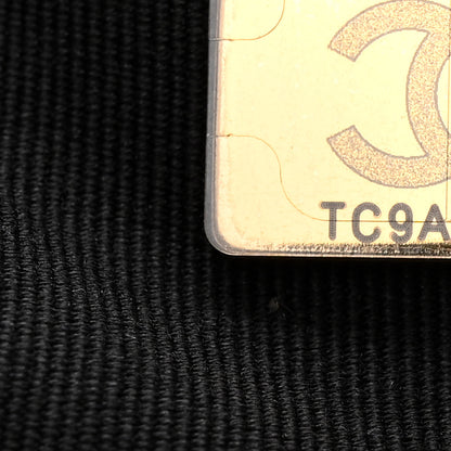 Chanel Tweed Houndstooth Quilted Small Wavy CC Hobo Black White 7 of 11