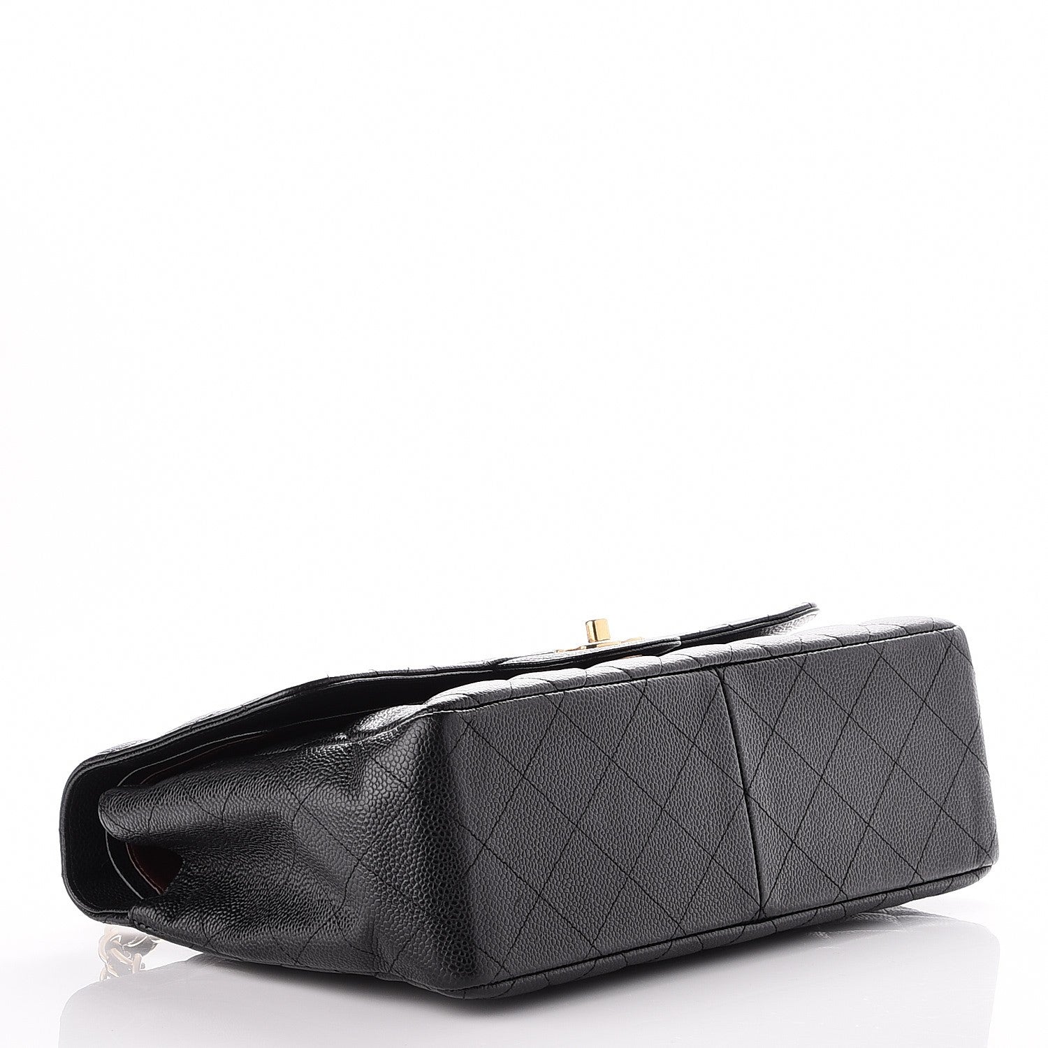 Chanel Caviar Quilted Jumbo Double Flap Black 5 of 9