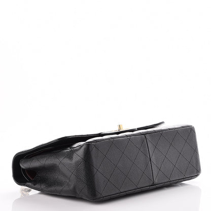 Chanel Caviar Quilted Jumbo Double Flap Black 5 of 9