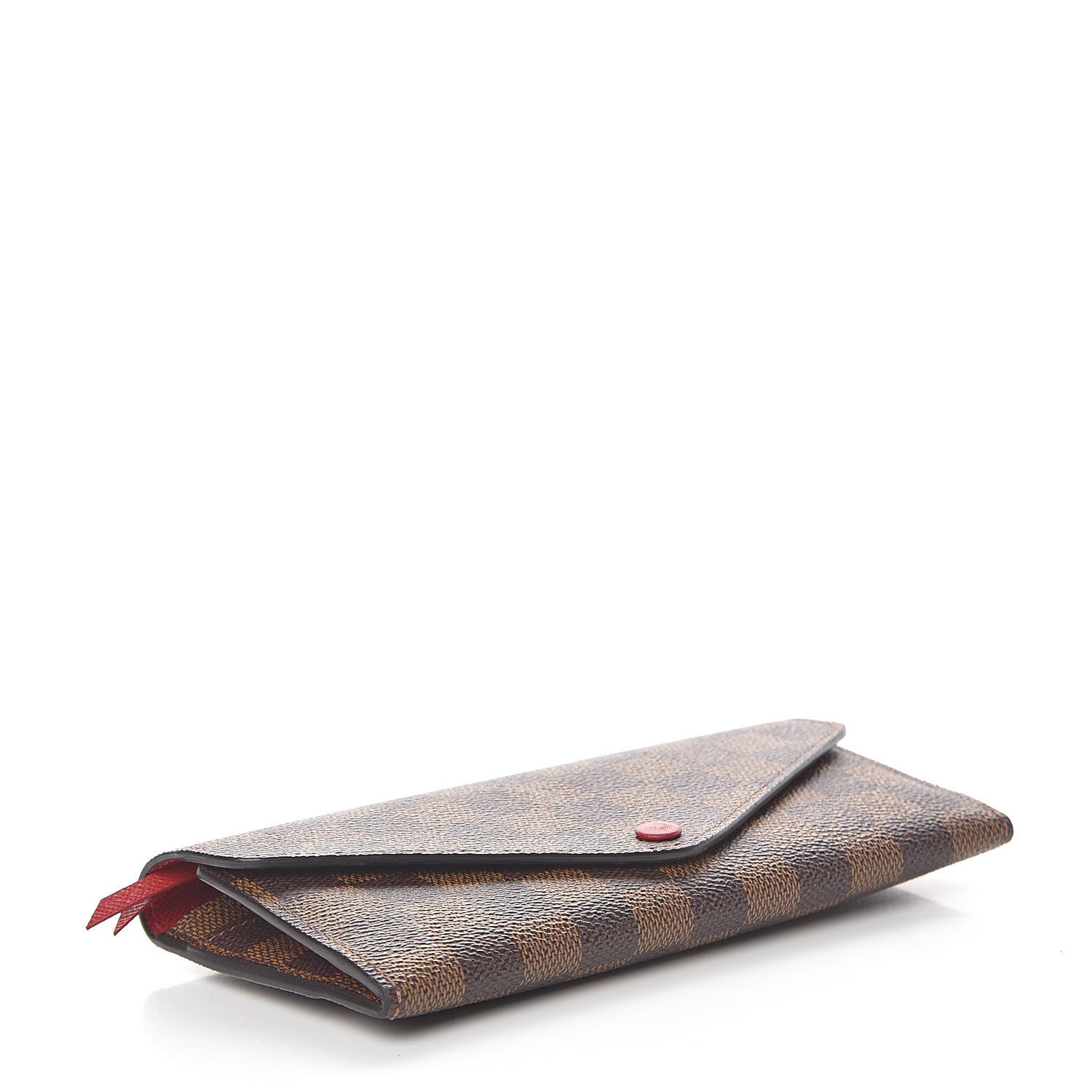 Louis Vuitton Damier Ebene Josephine Wallet Red 4 of 10