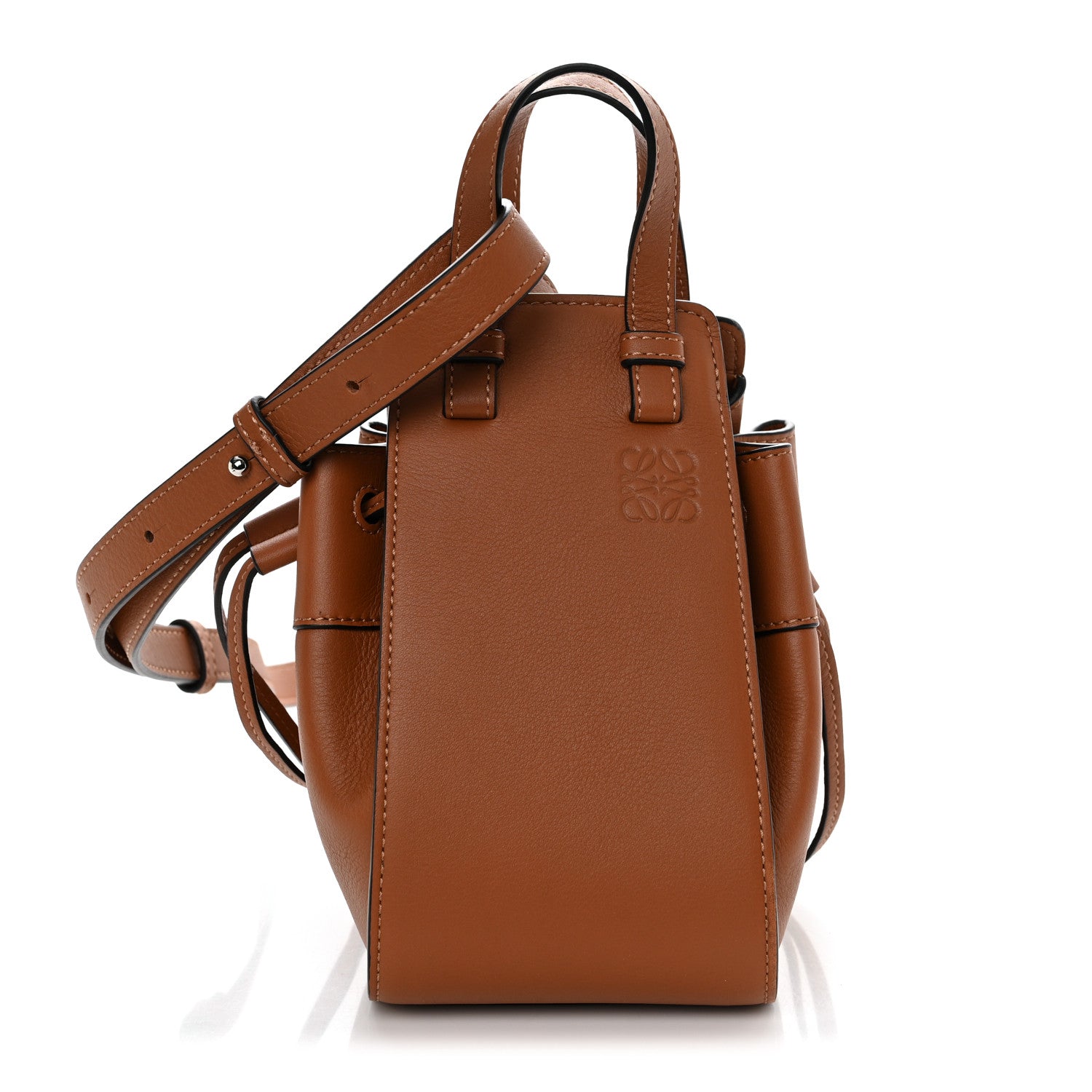 Loewe Calfskin Mini Hammock Shoulder Bag Tan 1 of 10