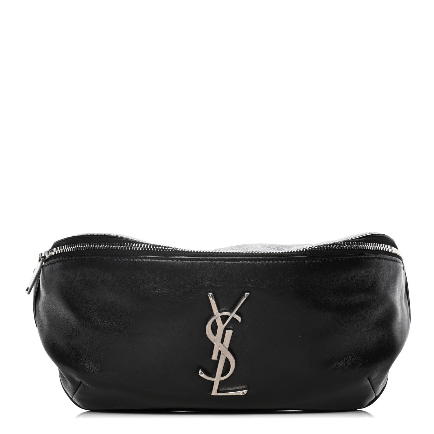 Saint Laurent Calfskin Monogram Belt Bag Black 1 of 14