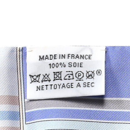 Hermes Silk Couvertures Nouvelles Twilly Menthe Ciel Marine Sable 4 of 5