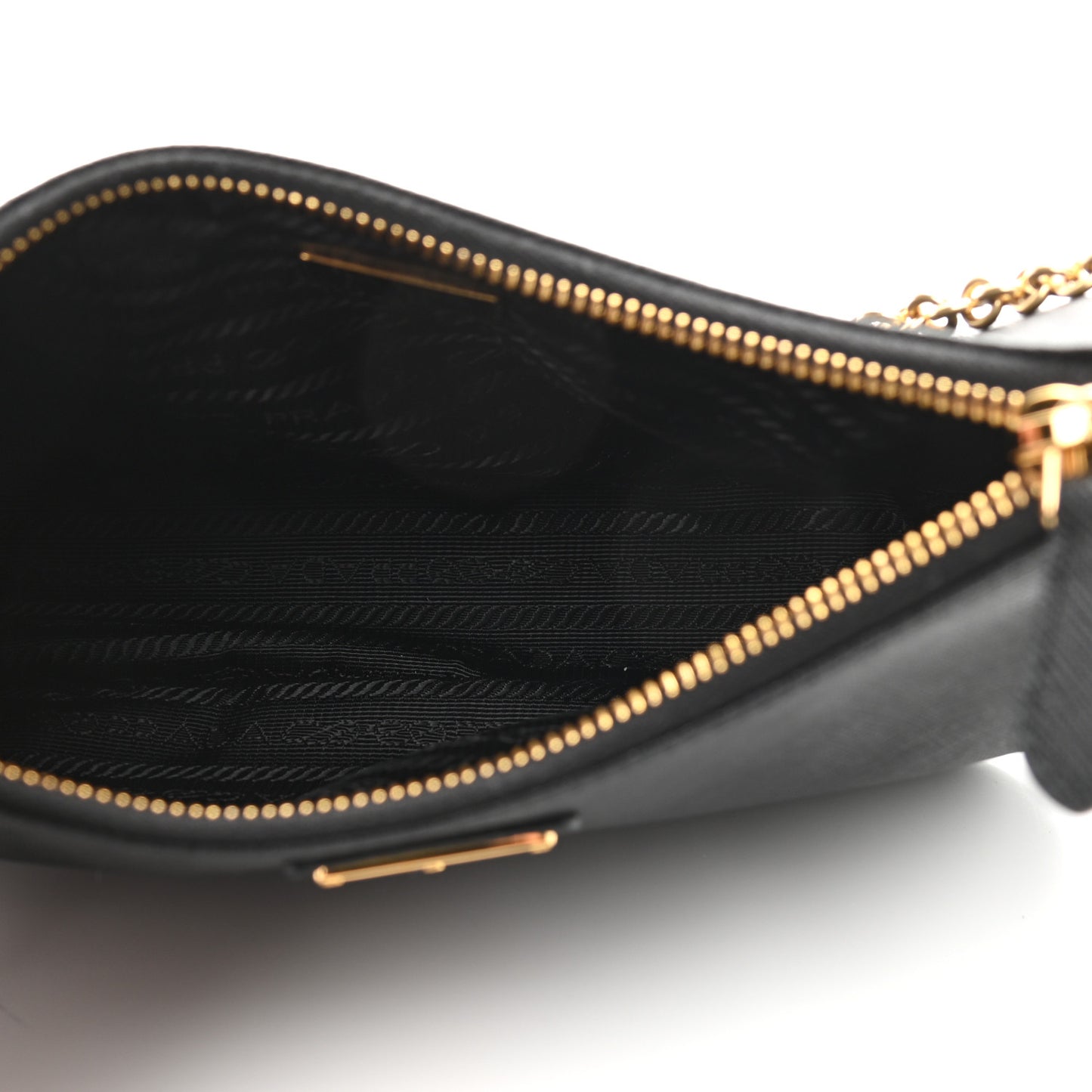 Saffiano Lux Re-Edition 2005 Shoulder Bag Black
