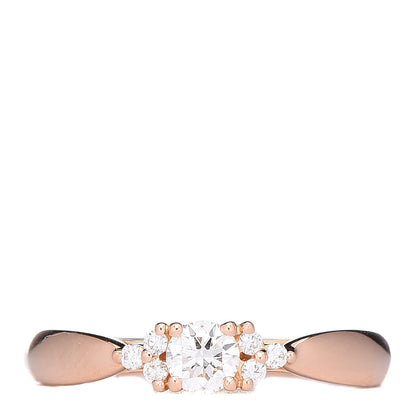 Tiffany 18K Rose Gold Diamond Harmony with Side Stones Ring 48 4.5 1 of 4