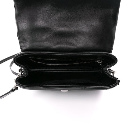 Saint Laurent Calfskin Y Quilted Monogram Toy Loulou Crossbody Bag Black 5 of 13