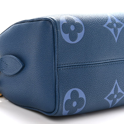 Louis Vuitton Empreinte Monogram Giant Speedy Bandouliere 20 Degrade Blue 8 of 9