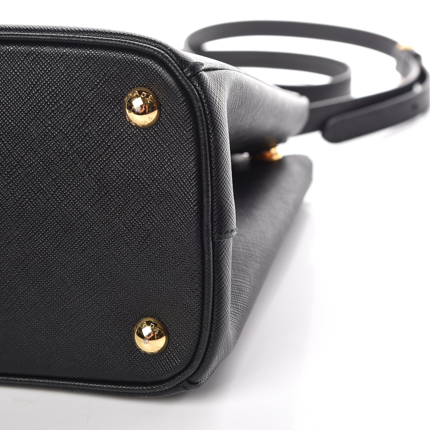 Prada Saffiano Small Galleria Double Zip Tote Black 10 of 10