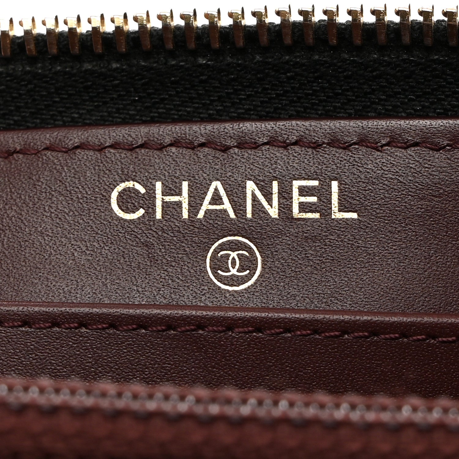 Chanel Caviar Quilted Large Gusset Zip Around Wallet Black 6 of 13