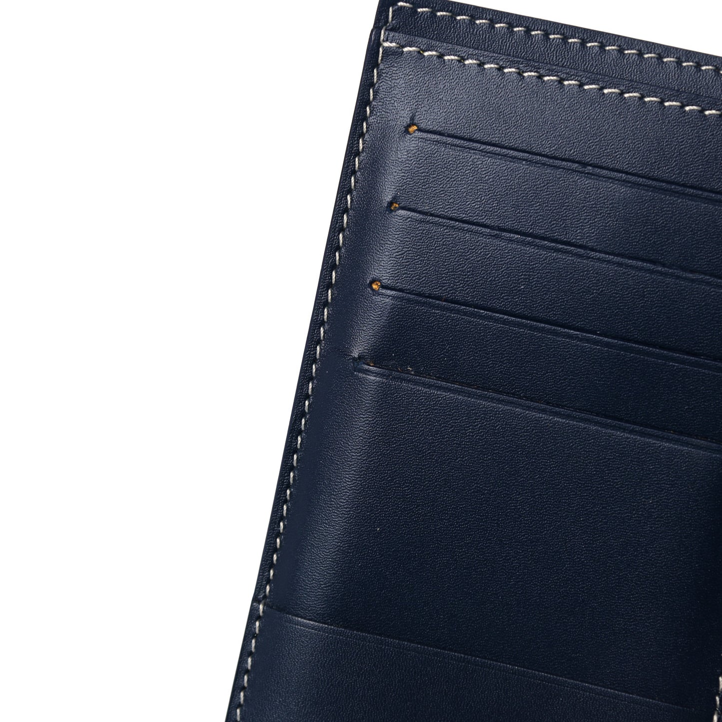 Goyardine Passport Wallet Navy
