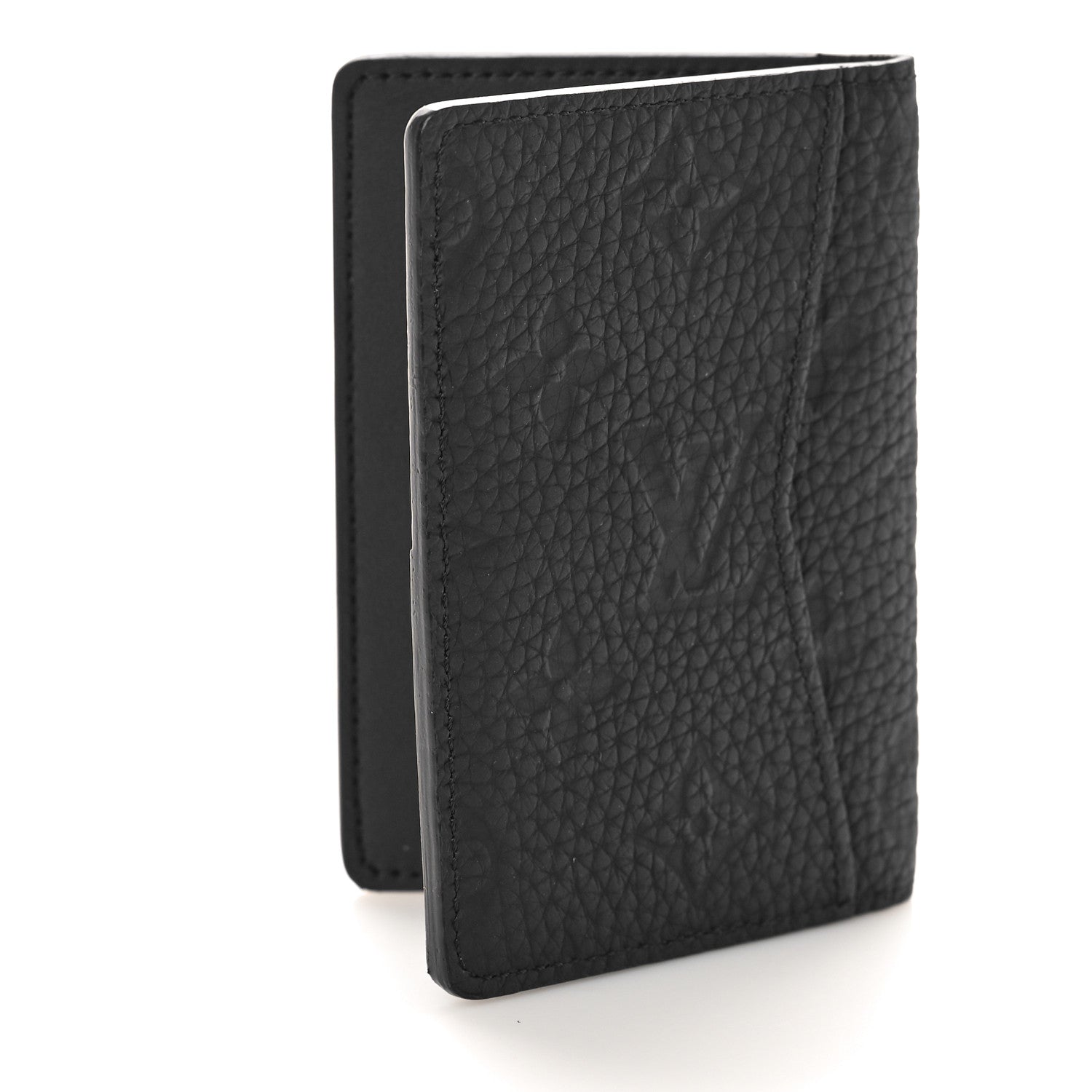 Louis Vuitton Taurillon Monogram Pocket Organizer Black 3 of 9